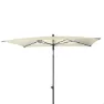 Aktive 62351 Uv30 Rektangulær Tiltbar Balkongparasoll 200x125 Cm, Beige, One Size