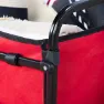 Aktive 62375 Sammenleggbar Handlevogn 46x73x94 Cm unisex, Red / black, One Size