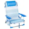 Aktive 62671 Lav Sammenleggbar Stol I Flere Posisjoner Av Aluminium Refurbished unisex