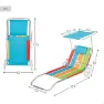 Aktive 62682 Strandvogn Solseng 52x117x62 Cm unisex, Multicolour, One Size