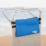 Aktive 62683 Sammenleggbar Strandvogn Med Store Hjul 47x75x104 Cm unisex, Blue / grey, One Size