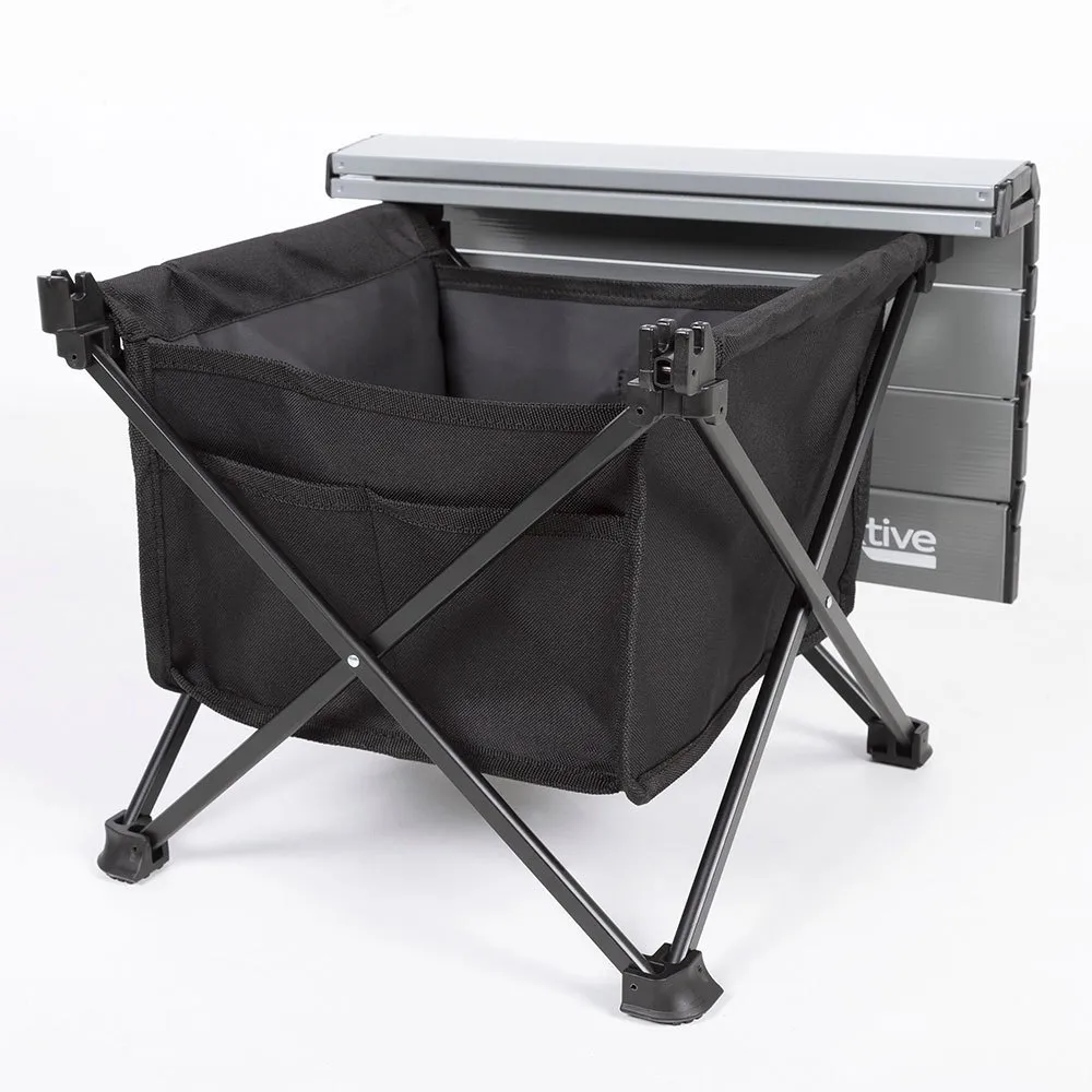 Aktive 63043 34x38x30cm Sammenleggbart Campingbord unisex, Grey / black, 34 x 38 x 30cm Aktive 63043 34x38x30cm Sammenleggbart Campingbord unisex, Grey / black, 34 x 38 x 30cm