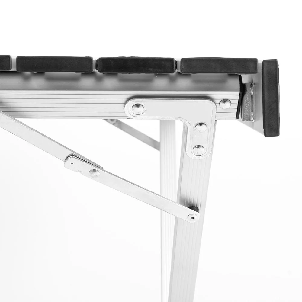 Aktive 63050 71x108x72cm Sammenleggbart Campingbord unisex, White, 6305071 x 108 x 72cm