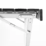 Aktive 63050 71x108x72cm Sammenleggbart Campingbord unisex, White, 6305071 x 108 x 72cm