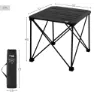 Aktive 63051 52x52x46cm Sammenleggbart Campingbord unisex, Black, 52 x 52 x 46cm