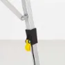Aktive 63052 Sammenleggbart Campingbord unisex, Alum, 90 x 51 x 45-70cm