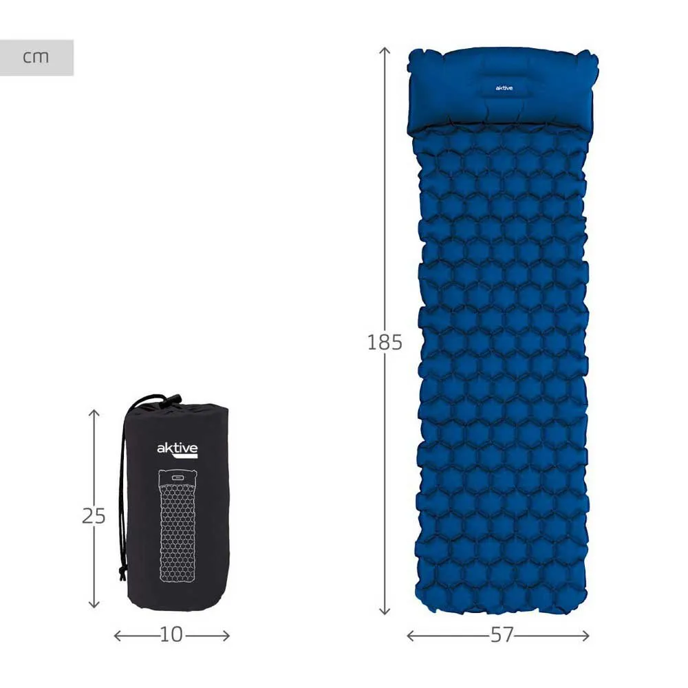 Aktive 63080 Oppblåsbar Matte, Blue