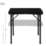 Aktive 63086 Høydejusterbart Sammenleggbart Campingbord Refurbished unisex