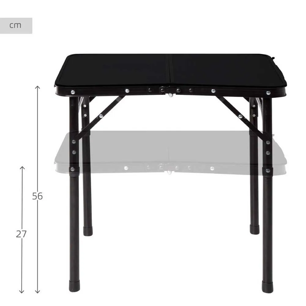 Aktive 63086 Høydejusterbart Sammenleggbart Campingbord unisex, Black, 60 x 45 x 27/56cm Aktive 63086 Høydejusterbart Sammenleggbart Campingbord unisex, Black, 60 x 45 x 27/56cm