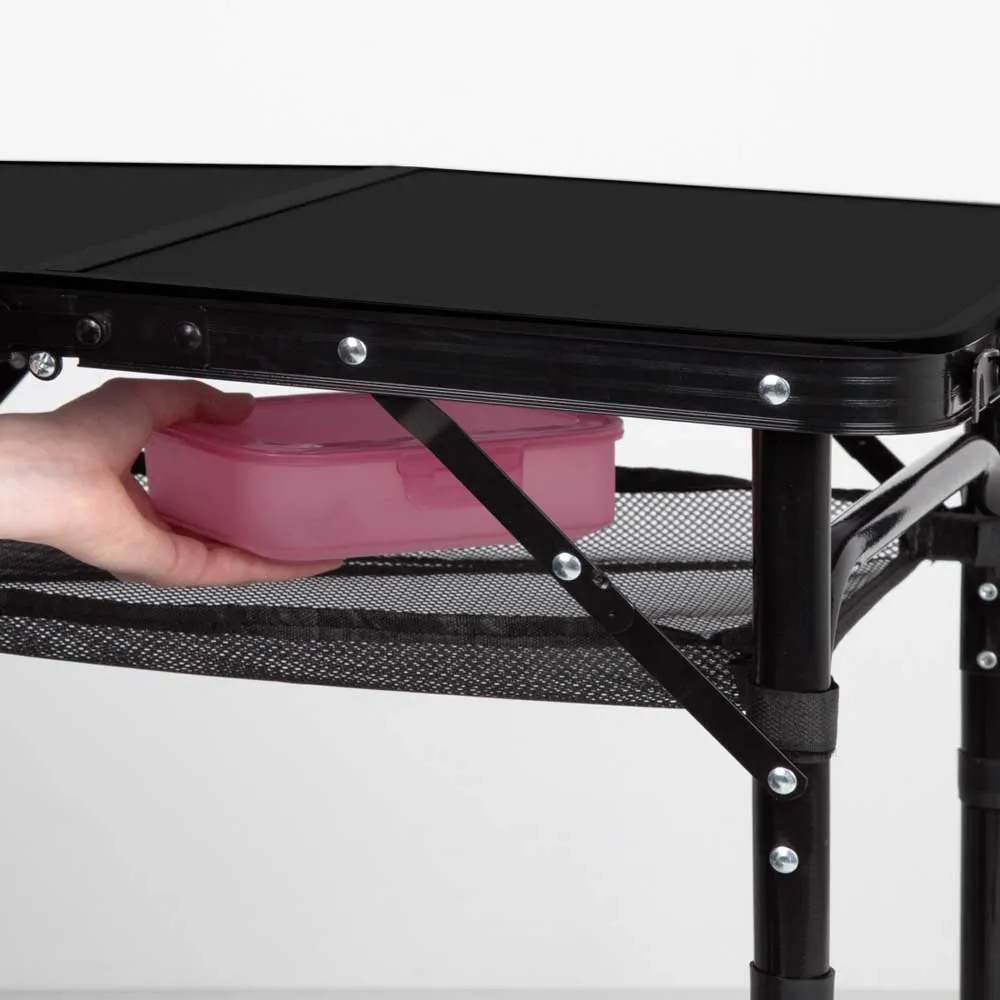 Aktive 63086 Høydejusterbart Sammenleggbart Campingbord unisex, Black, 60 x 45 x 27/56cm Aktive 63086 Høydejusterbart Sammenleggbart Campingbord unisex, Black, 60 x 45 x 27/56cm