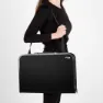Aktive 63086 Høydejusterbart Sammenleggbart Campingbord unisex, Black, 60 x 45 x 27/56cm
