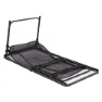 Aktive 63089 Høydejusterbart Sammenleggbart Campingbord unisex, Black, 120 x 60 x 60/70cm