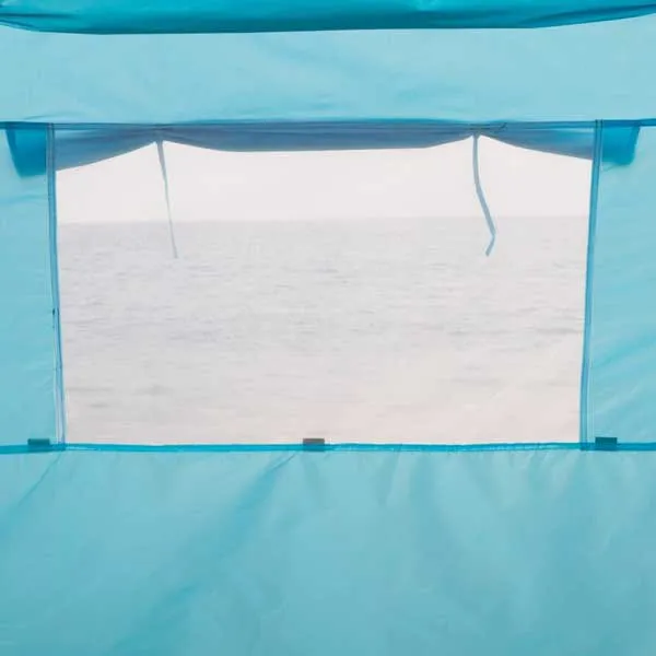 Aktive 63120 Vindskjerm Og Strandtelt 213x133x120 Cm unisex, Blue / red, 4 places
