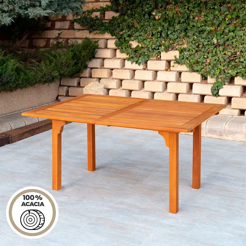 Aktive Akasie Utredningstabell 150x100x74 Cm unisex, Brown, One Size