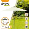 Aktive Aluminium Balkongstolpens Høyde 120x200 Cm 38 Mm 240 Cm Refurbished unisex, Cream, One Size