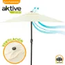 Aktive Aluminium Balkongstolpens Høyde 120x200 Cm 38 Mm 240 Cm Refurbished unisex, Cream, One Size