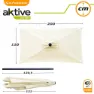 Aktive Aluminium Balkongstolpens Høyde 120x200 Cm 38 Mm 240 Cm Refurbished unisex, Cream, One Size