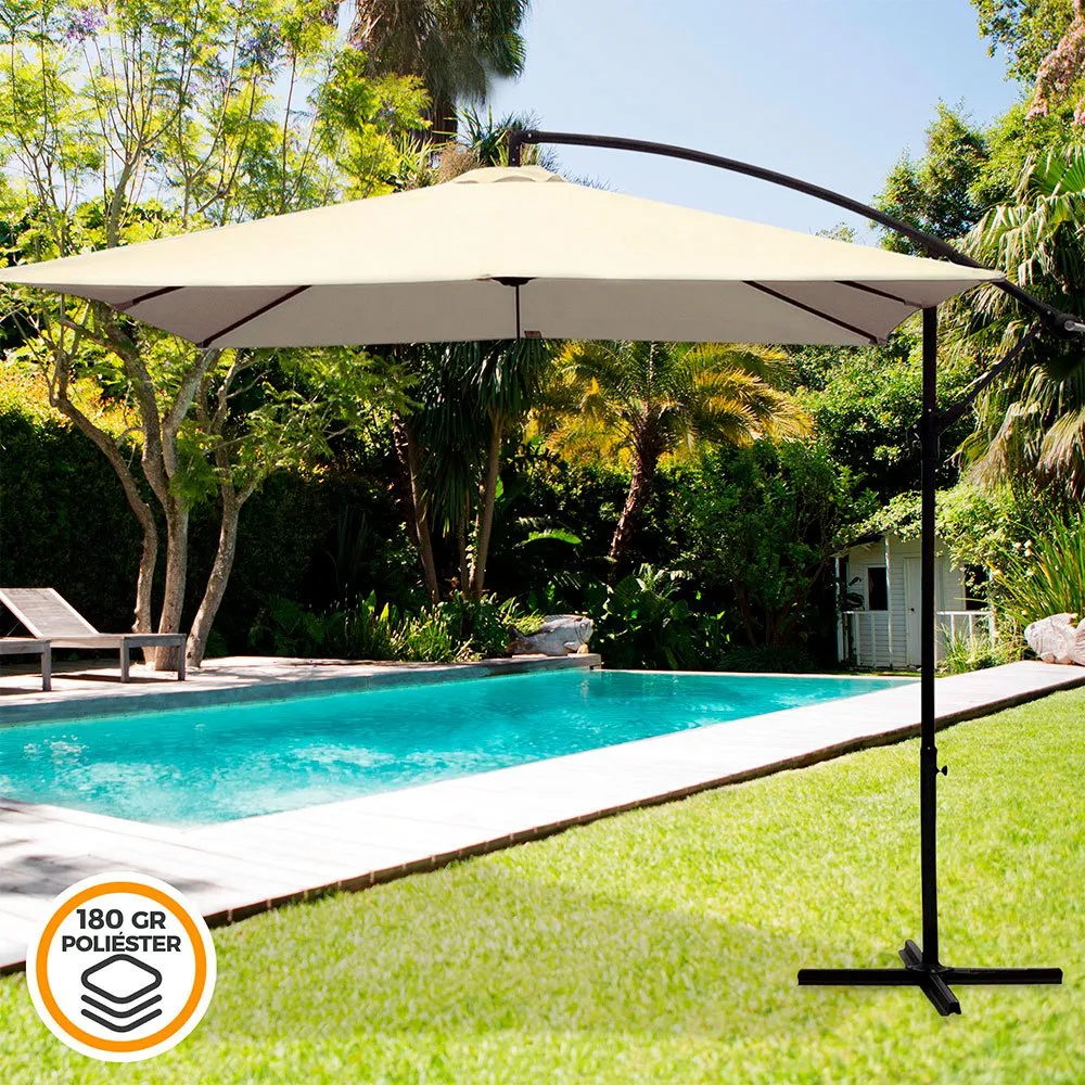 Aktive Aluminium Eksentrisk Bananestang 48-høyde 300x300 Cm 42 Mm Refurbished unisex, Cream, One Size Aktive Aluminium Eksentrisk Bananestang 48-høyde 300x300 Cm 42 Mm Refurbished unisex, Cream, One Size