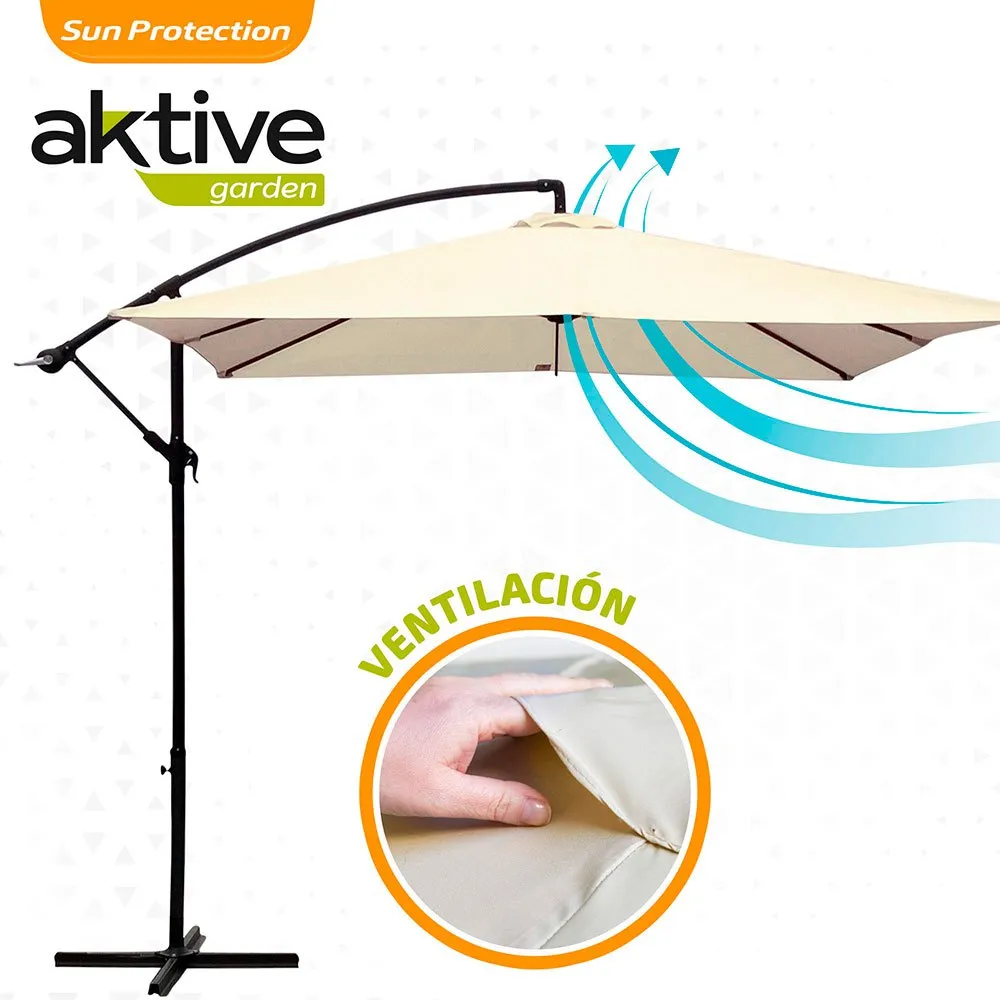 Aktive Aluminium Eksentrisk Bananestang 48-høyde 300x300 Cm 42 Mm Refurbished unisex, Cream, One Size Aktive Aluminium Eksentrisk Bananestang 48-høyde 300x300 Cm 42 Mm Refurbished unisex, Cream, One Size