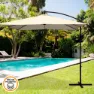 Aktive Aluminium Eksentrisk Bananestang 48-høyde 300x300 Cm 42 Mm Refurbished unisex, Cream, One Size