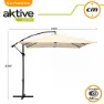 Aktive Aluminium Eksentrisk Bananestang 48-høyde 300x300 Cm 42 Mm Refurbished unisex, Cream, One Size