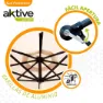 Aktive Aluminium Eksentrisk Bananestang 48-høyde 300x300 Cm 42 Mm Refurbished unisex, Cream, One Size