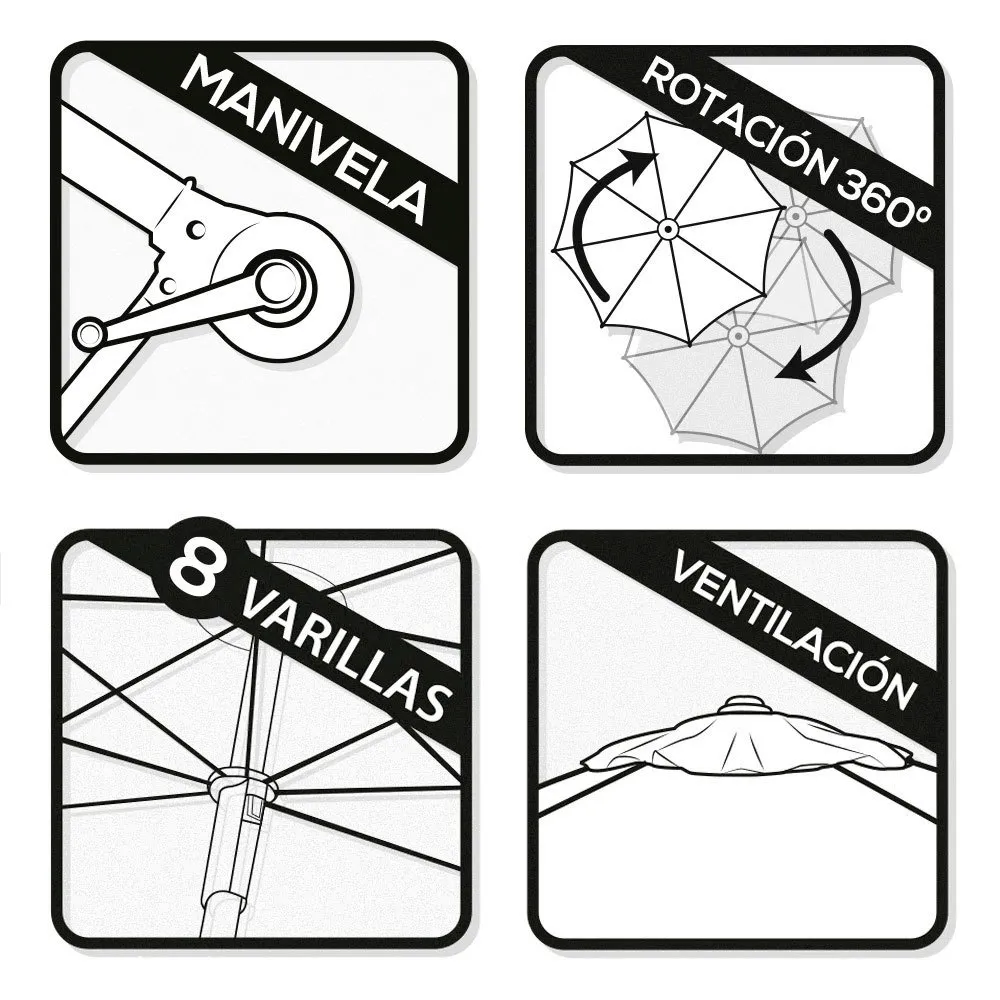 Aktive Aluminium Eksentrisk Sekskantet Roma Hagestolpe Høyde 300 Cm 48 Mm 245 Cm unisex, Beige, One Size Aktive Aluminium Eksentrisk Sekskantet Roma Hagestolpe Høyde 300 Cm 48 Mm 245 Cm unisex, Beige, One Size
