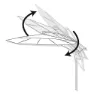 Aktive Aluminium Eksentrisk Sekskantet Roma Hagestolpe Høyde 300 Cm 48 Mm 245 Cm unisex, Beige, One Size