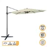 Aktive Aluminium Eksentrisk Sekskantet Roma Hagestolpe Høyde 300 Cm 48 Mm 245 Cm unisex, Beige, One Size