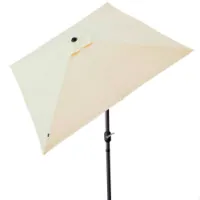 Aktive Aluminium Firkantet Parasoll Med Uv-beskyttelse For Høy Stang 270x270 Cm 38 Mm 260 Cm unisex