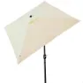 Aktive Aluminium Firkantet Parasoll Med Uv-beskyttelse For Høy Stang 270x270 Cm 38 Mm 260 Cm unisex, Beige, One Size