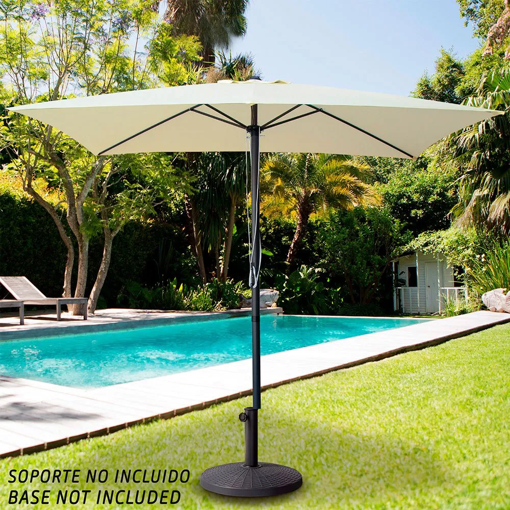 Aktive Aluminium Firkantet Parasollstang Med Uv-beskyttelse 270x270 Cm 48 Mm 260 Cm unisex, Beige, One Size Aktive Aluminium Firkantet Parasollstang Med Uv-beskyttelse 270x270 Cm 48 Mm 260 Cm unisex, Beige, One Size