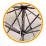 Aktive Aluminium Firkantet Parasollstang Med Uv-beskyttelse 270x270 Cm 48 Mm 260 Cm unisex, Beige, One Size