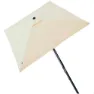 Aktive Aluminium Firkantet Stolpe Høyde Uv-beskyttelse Parasol Dobbelt Trinsesystem 300x300 Cm 48 Mm 270 Cm unisex, Beige, One Size