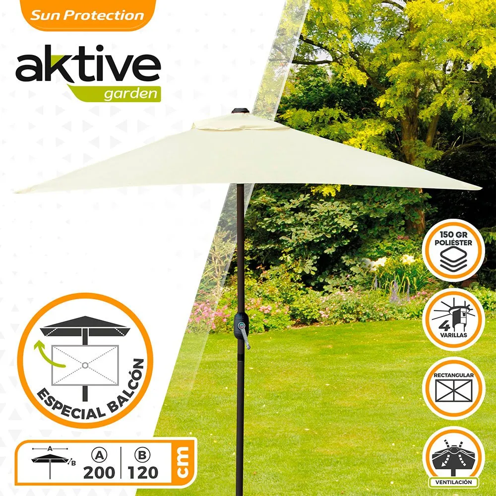 Aktive Aluminium Høyde På Balkongstang 120x200 Cm 38 Mm 240 Cm unisex