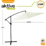 Aktive Aluminium Høyde På Eksentrisk Bananhagepåle 48-42 Mm 300 Cm 245 Cm unisex, Beige, One Size