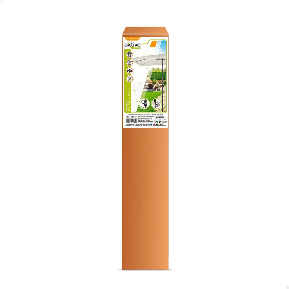 Aktive Aluminium Høyde På Firkantstolpe 300x300 Cm 48 Mm 250 Cm unisex, Beige, One Size