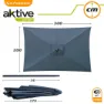 Aktive Aluminium Høyde På Rektangulær Stolpe 200x300 Cm 48 Mm 245 Cm Refurbished unisex, Anthracite, One Size