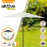 Aktive Aluminium Høyde På Rektangulær Stolpe 200x300 Cm 48 Mm 245 Cm Refurbished unisex, Beige, One Size