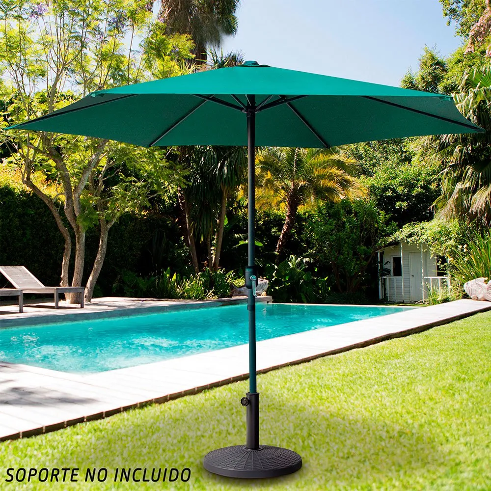 Aktive Aluminium Høyde På Stang Til Sekskantet Parasoll 300 Cm 48 Mm 245 Cm unisex, Green, One Size Aktive Aluminium Høyde På Stang Til Sekskantet Parasoll 300 Cm 48 Mm 245 Cm unisex, Green, One Size