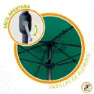 Aktive Aluminium Høyde På Stang Til Sekskantet Parasoll 300 Cm 48 Mm 245 Cm unisex, Green, One Size