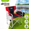 Aktive Aluminium Med Brett Og Kjølebagregissør Sammenleggbar Stol unisex, Black / red, One Size
