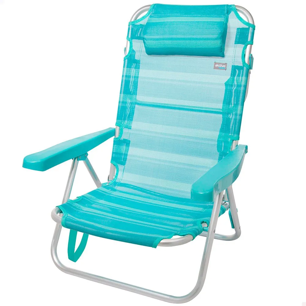 Aktive Aluminium Multiposisjons Sammenleggbar Stol 62x48x83 Cm unisex Aktive Aluminium Multiposisjons Sammenleggbar Stol 62x48x83 Cm unisex