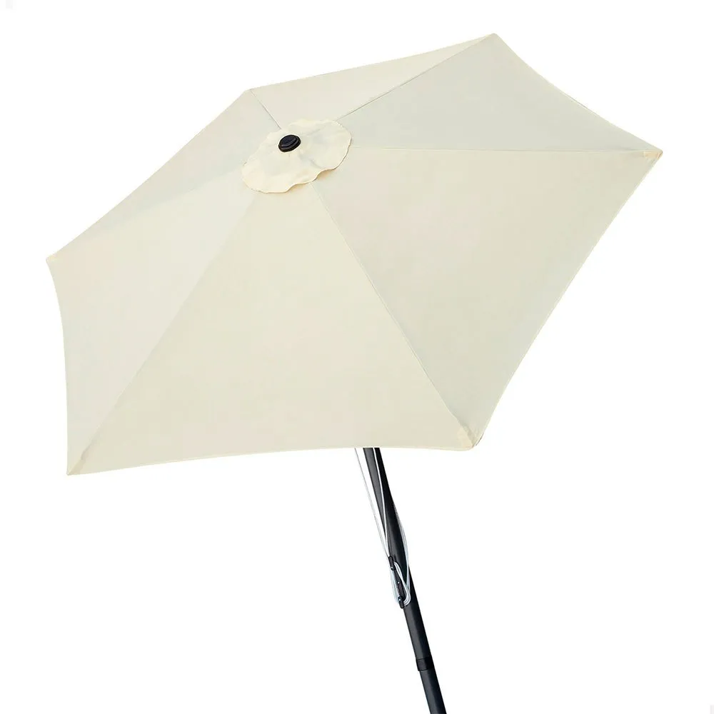 Aktive Aluminium Sekskantet Parasoll Med Uv-beskyttelse Og Dobbelt Trinsesystem 270 Cm 38 Mm 240 Cm unisex, Beige, One Size Aktive Aluminium Sekskantet Parasoll Med Uv-beskyttelse Og Dobbelt Trinsesystem 270 Cm 38 Mm 240 Cm unisex, Beige, One Size