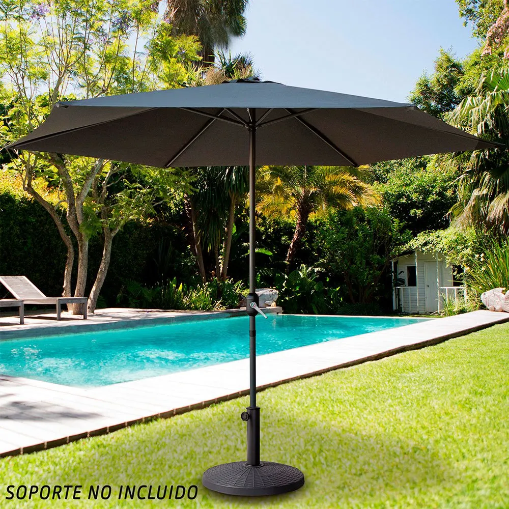 Aktive Aluminium Sekskantet Stolpehøyde 300 Cm 38 Mm 245 Cm unisex