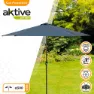 Aktive Aluminium Sekskantet Stolpehøyde 300 Cm 38 Mm 245 Cm unisex