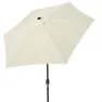 Aktive Aluminium Sekskantet Stolpehøyde Uv-beskyttelse 300 Cm 48 Mm 250 Cm unisex, Beige, One Size