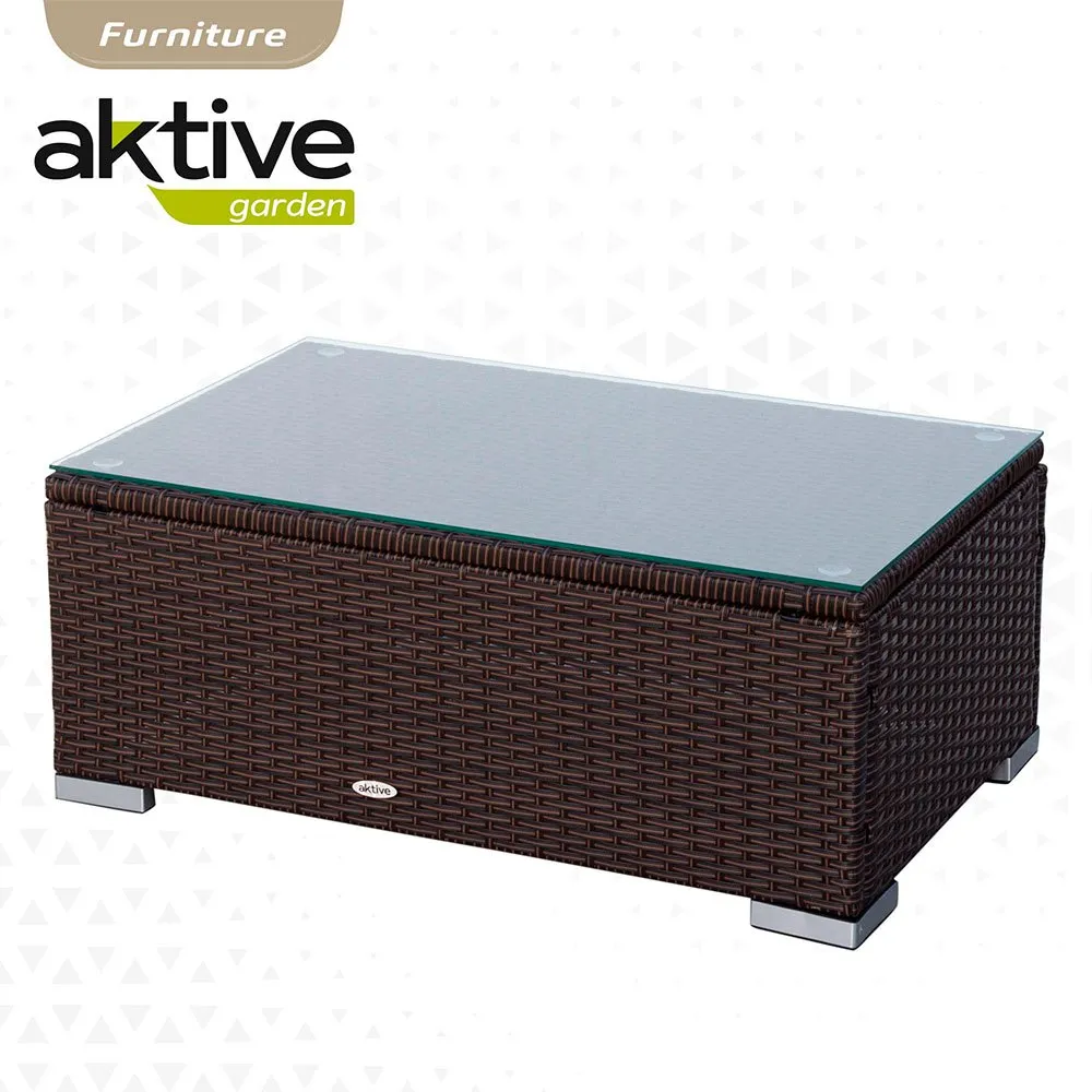 Aktive Bord Med 2 Lenestoler unisex, Beige / brown, One Size Aktive Bord Med 2 Lenestoler unisex, Beige / brown, One Size
