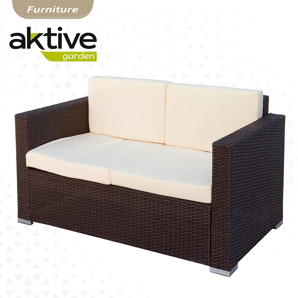 Aktive Bord Med 2 Lenestoler unisex, Beige / brown, One Size Aktive Bord Med 2 Lenestoler unisex, Beige / brown, One Size