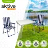 Aktive Bord Med 2 Sammenleggbare Stoler (sett) unisex, Grey, One Size